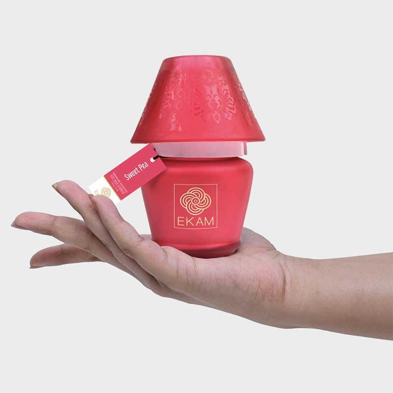 Sweet Pea Lampshade Scented Candle