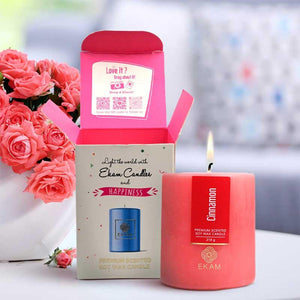 Cinnamon Pillar Scented Candle