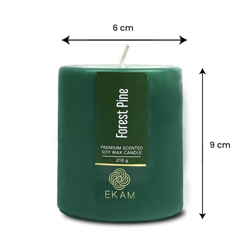 Forest Pine Pillar Scented Candle
