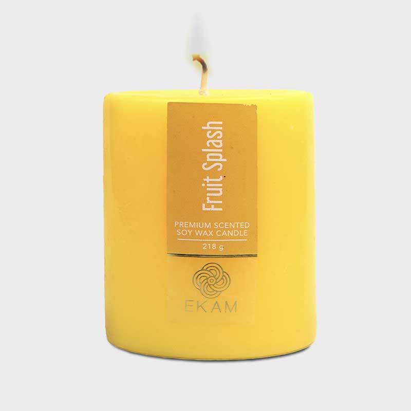 Fruit Splash Pillar Scented Candle