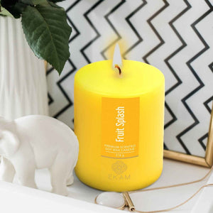 Fruit Splash Pillar Scented Candle
