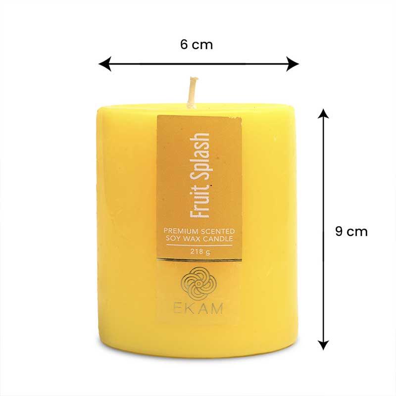 Fruit Splash Pillar Scented Candle