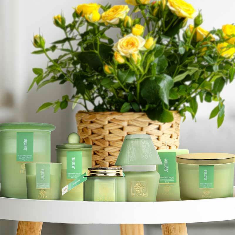 Jasmine Pillar Scented Candle