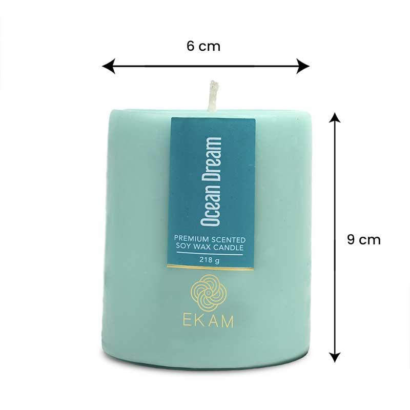 Ocean Dream Pillar Scented Candle