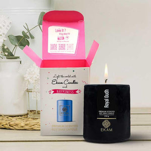 Royal Oudh Pillar Scented Candle