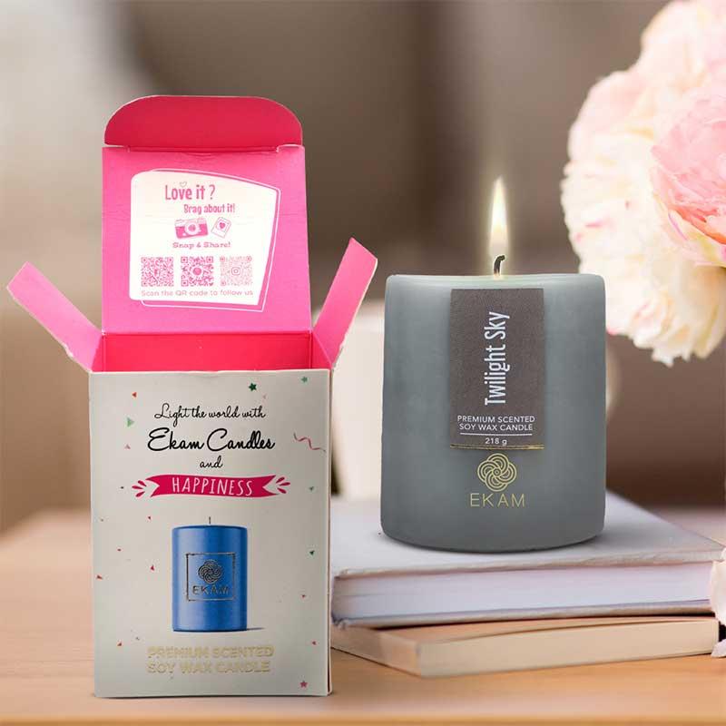 Twilight Sky Pillar Scented Candle