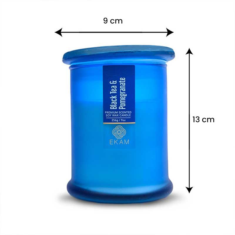 Black Tea & Pomegranate Ring Jar Scented Candle