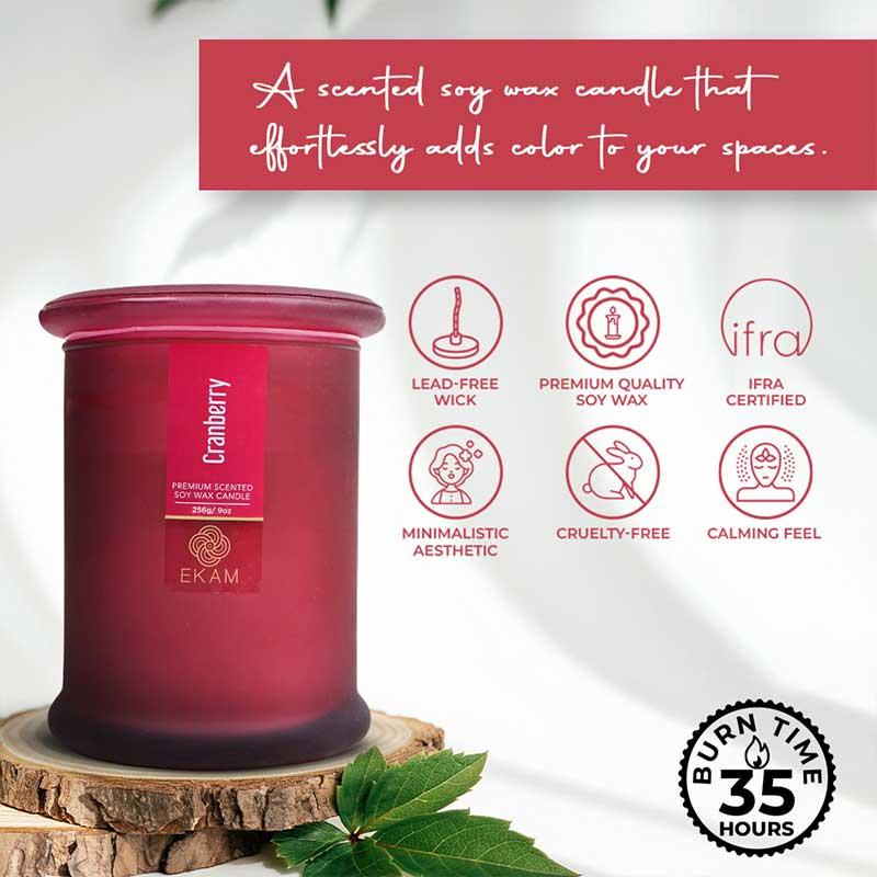 Cranberry Ring Jar Scented Candle
