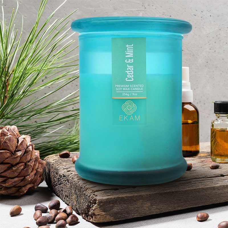 Cedar & Mint Ring Jar Scented Candle