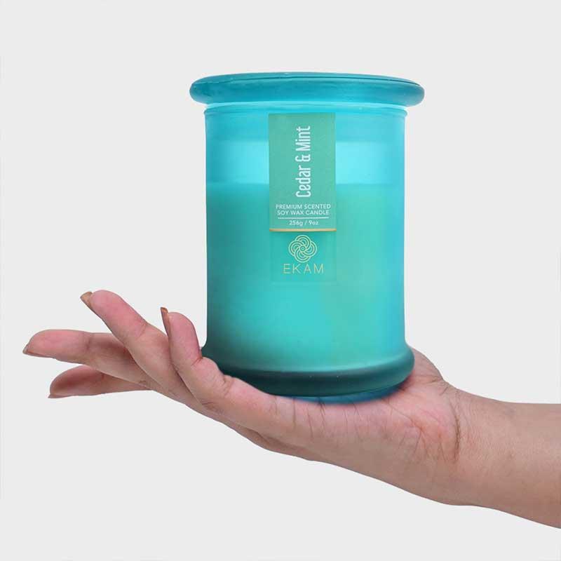 Cedar & Mint Ring Jar Scented Candle