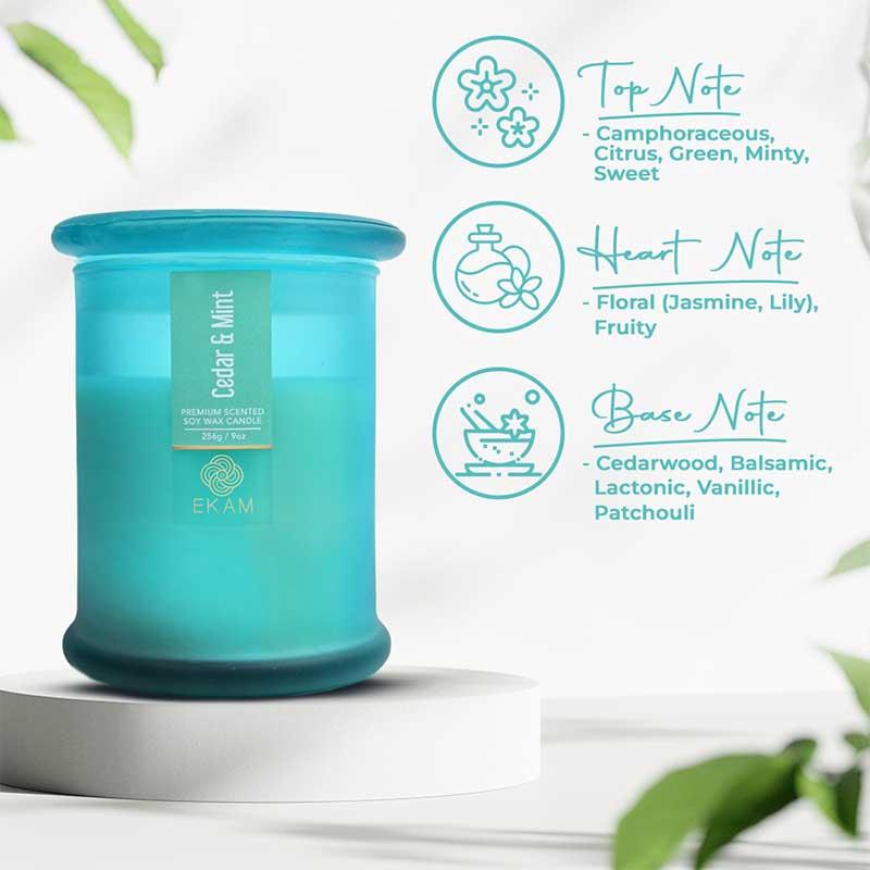 Cedar & Mint Ring Jar Scented Candle