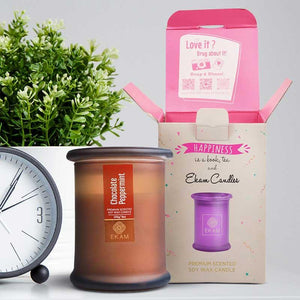 Chocolate Peppermint Ring Jar Scented Candle