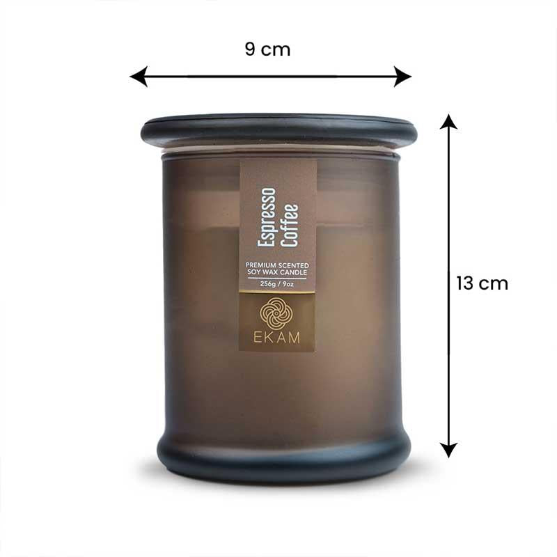 Espresso Coffee Ring Jar Scented Candle