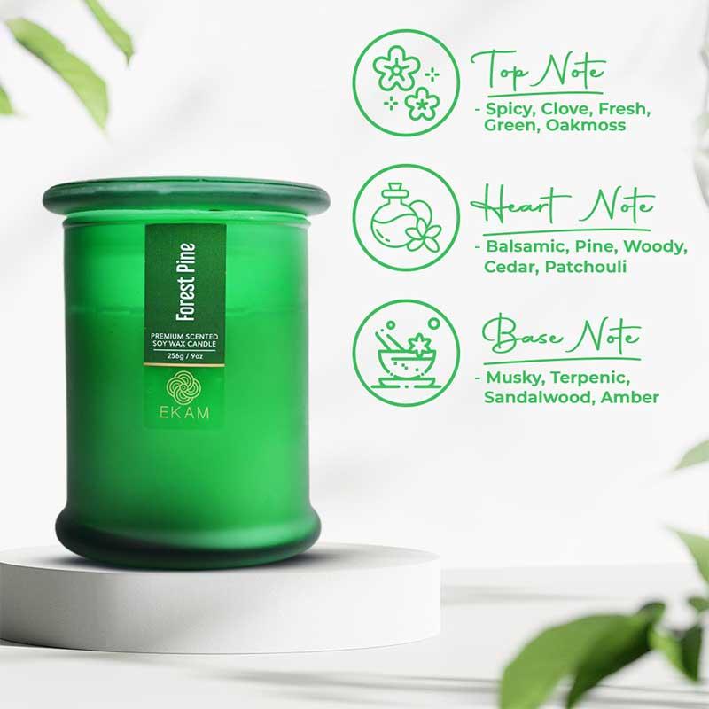 Forest Pine Ring Jar Scented Candle