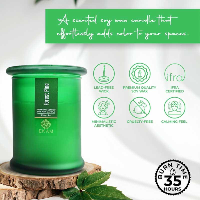 Forest Pine Ring Jar Scented Candle