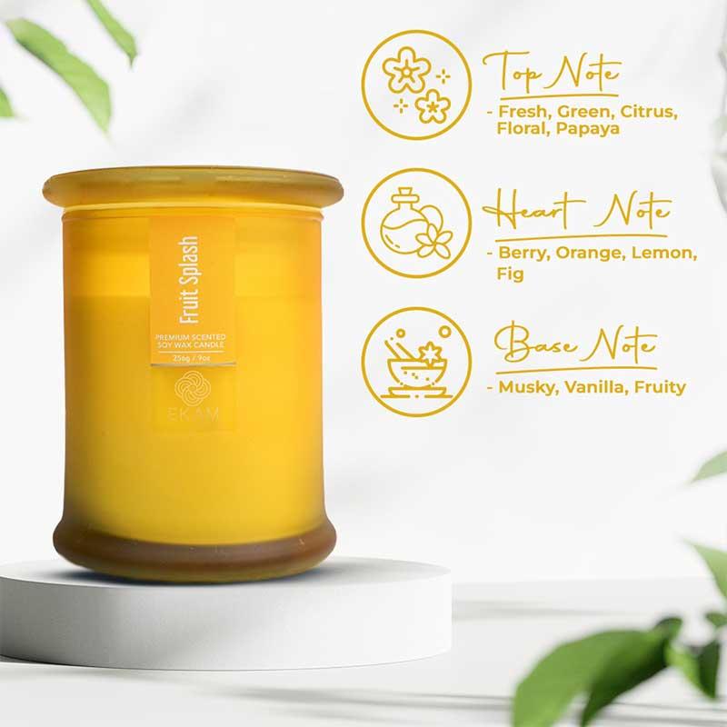Fruit Splash Ring Jar Scented Candle