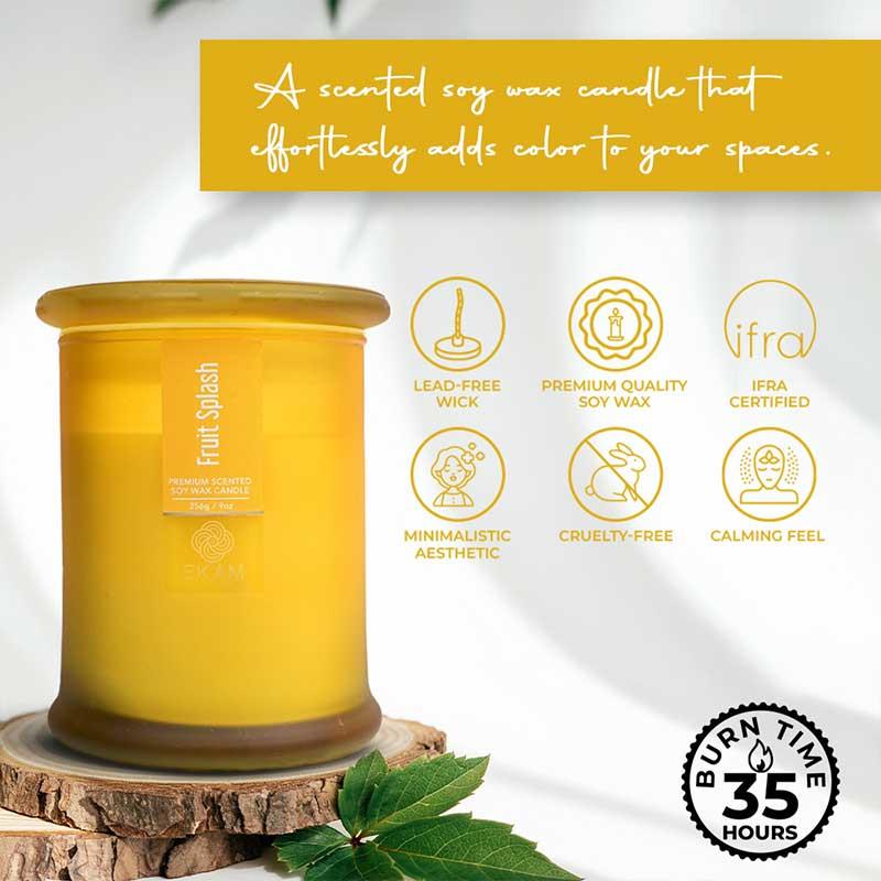 Fruit Splash Ring Jar Scented Candle