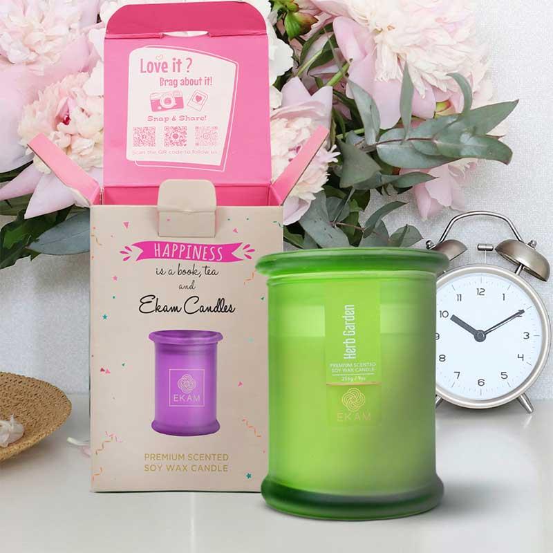 Herb Garden Ring Jar Scented Candle