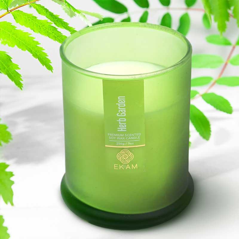 Herb Garden Ring Jar Scented Candle