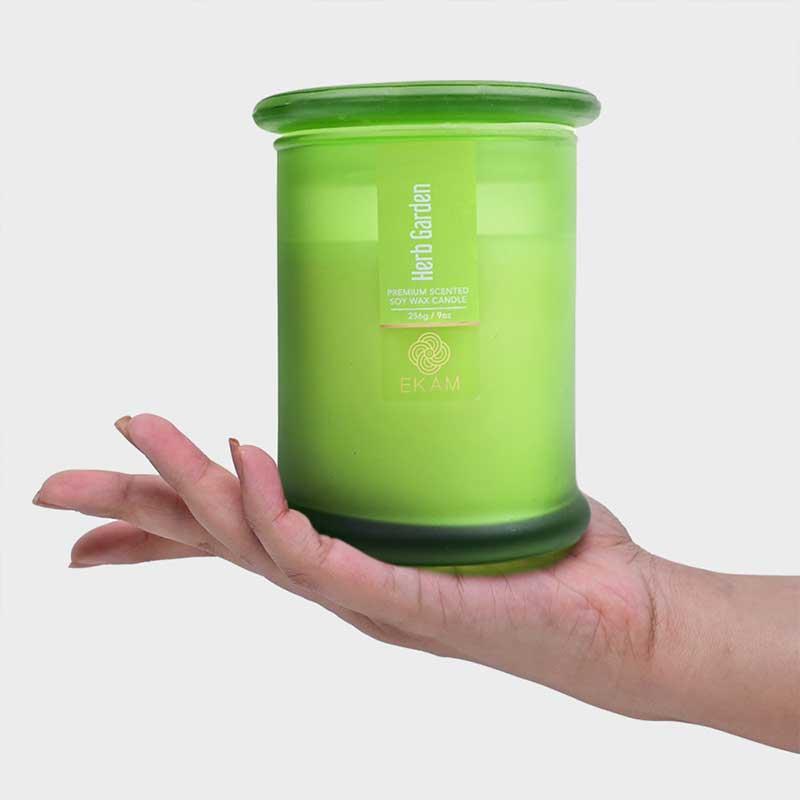 Herb Garden Ring Jar Scented Candle