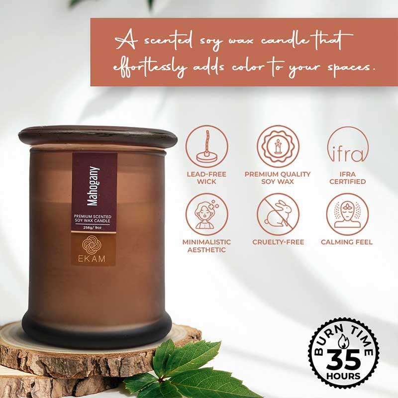 Mahogany Ring Jar Scented Candle