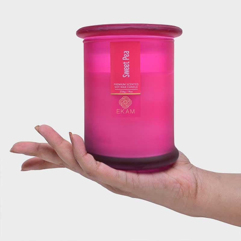 Sweet Pea Ring Jar Scented Candle