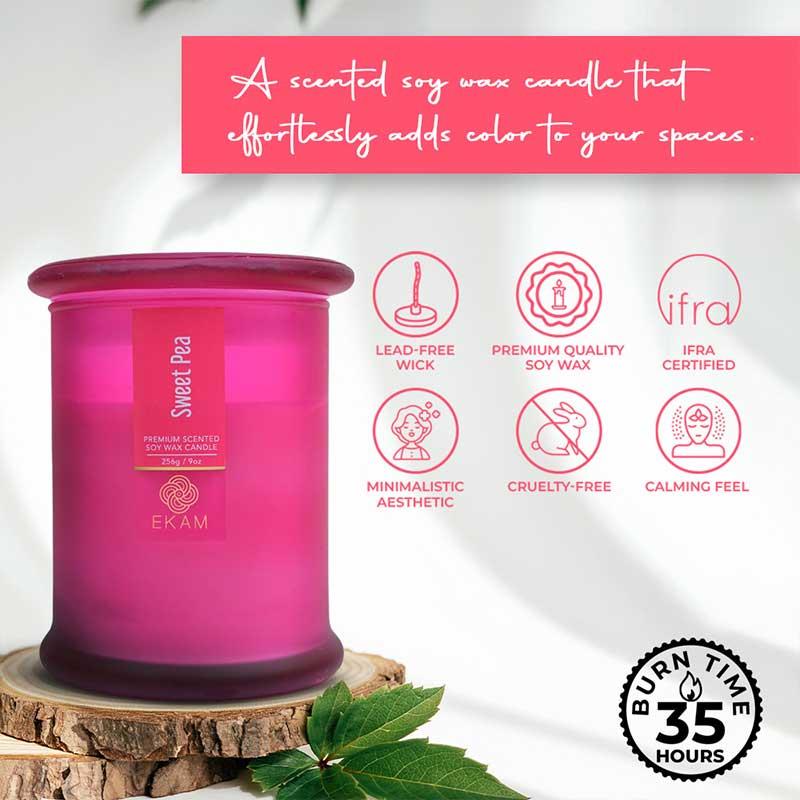 Sweet Pea Ring Jar Scented Candle