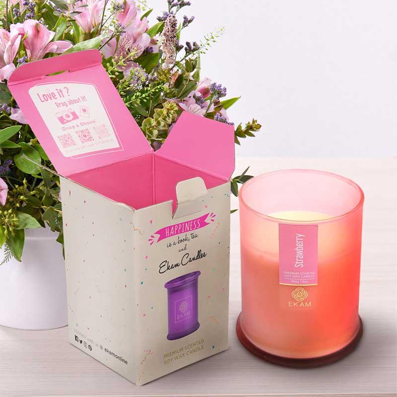 Strawberry Ring Jar Scented Candle