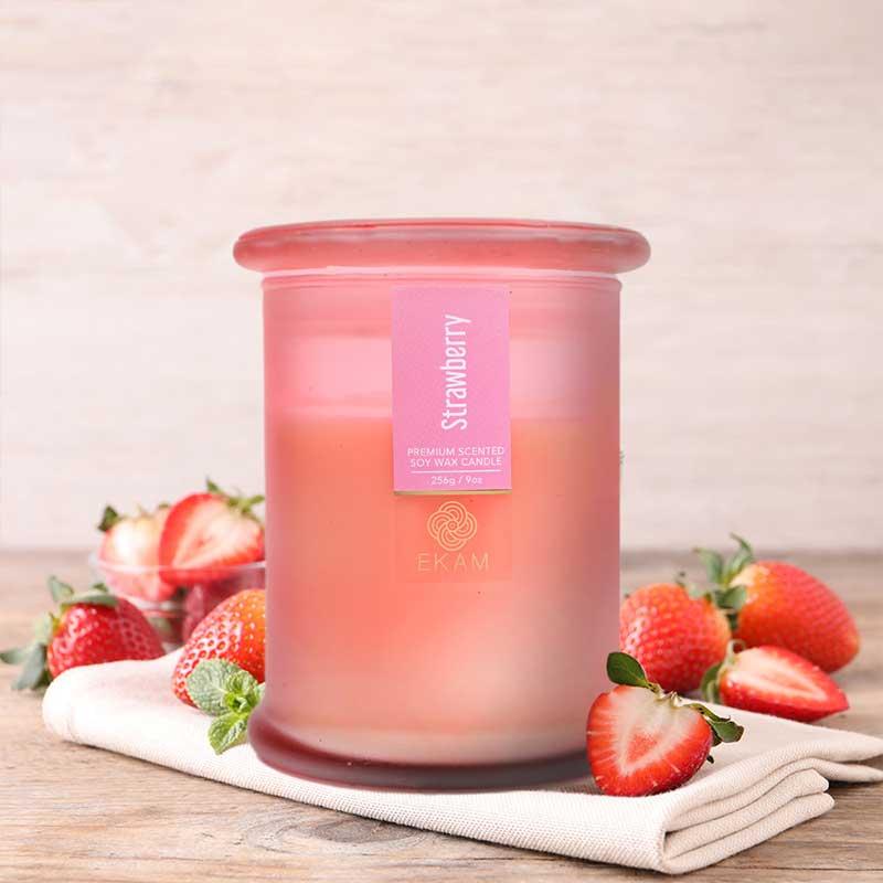 Strawberry Ring Jar Scented Candle