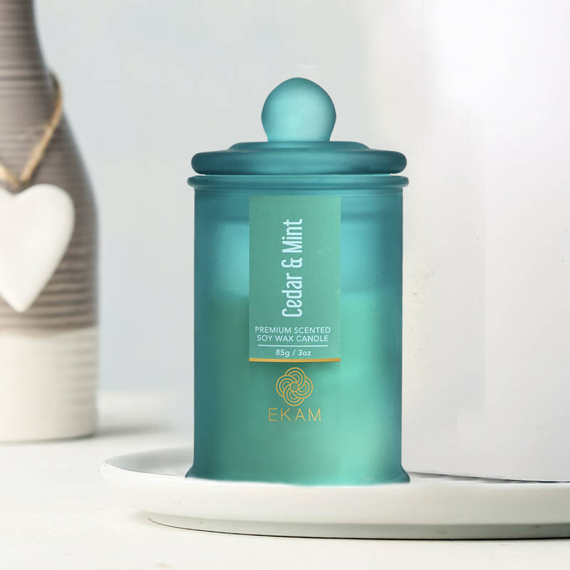 Cedar & Mint Apothecary Jar Scented Candle