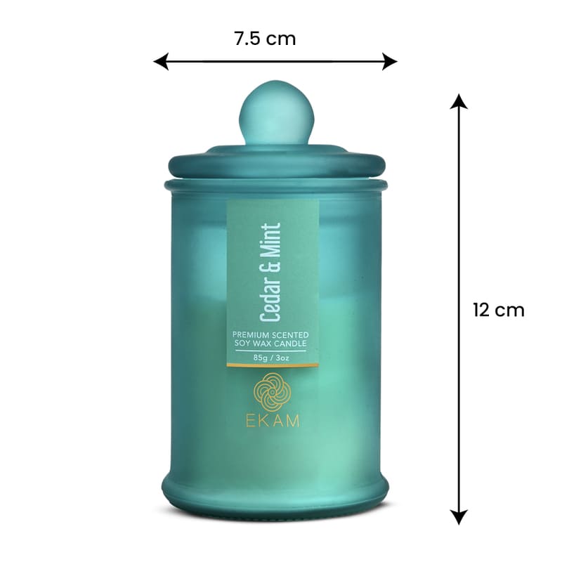 Cedar & Mint Apothecary Jar Scented Candle
