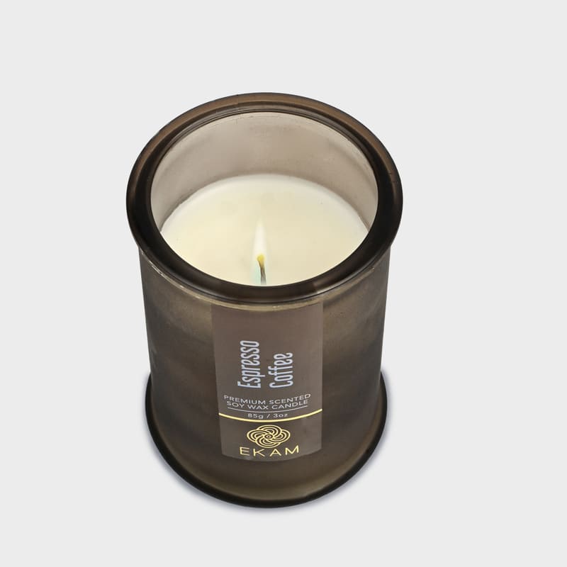 Espresso Coffee Apothecary Jar Scented Candle