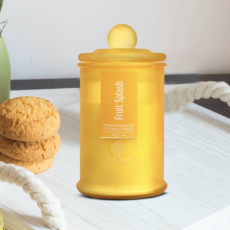 Fruit Splash Apothecary Jar Scented Candle