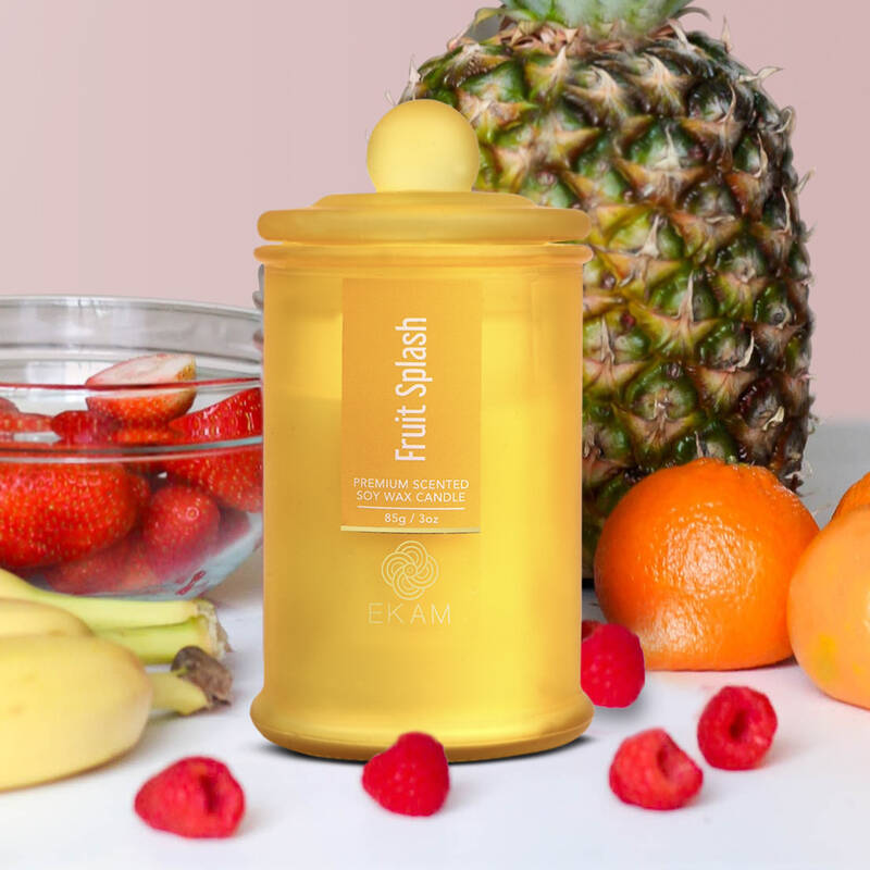 Fruit Splash Apothecary Jar Scented Candle