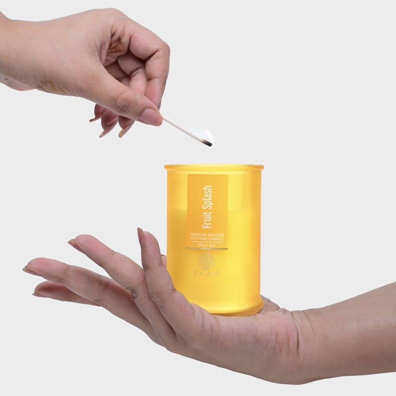 Fruit Splash Apothecary Jar Scented Candle