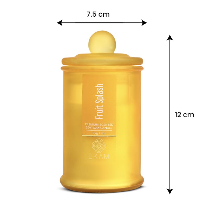 Fruit Splash Apothecary Jar Scented Candle