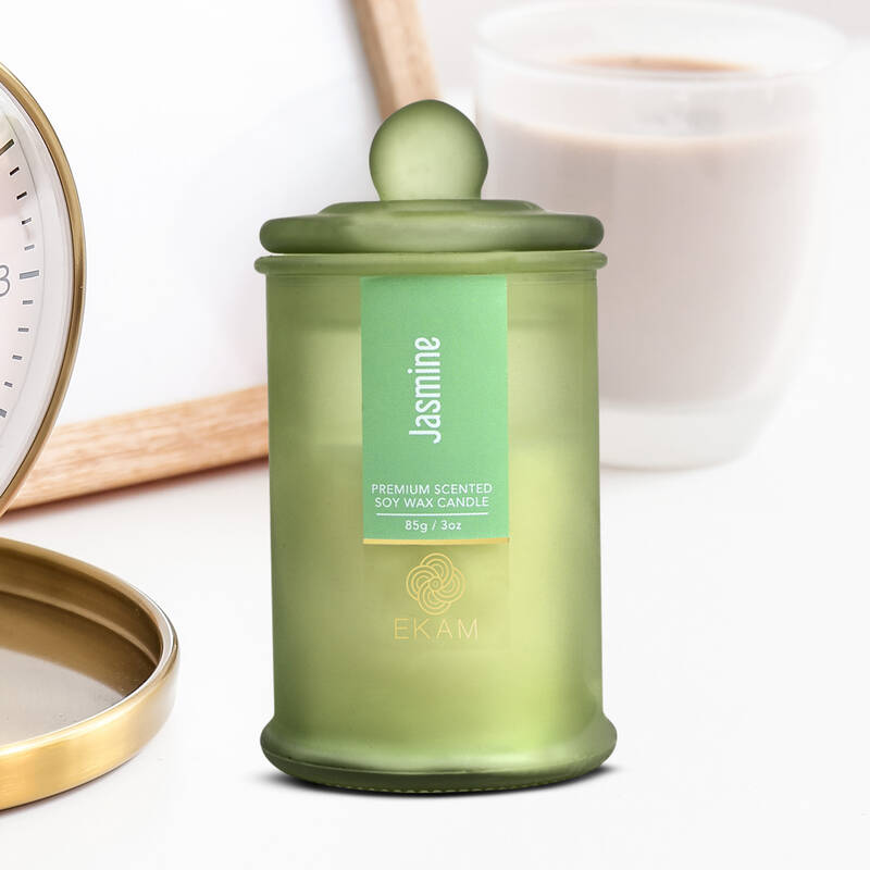 Jasmine Apothecary Jar Scented Candle
