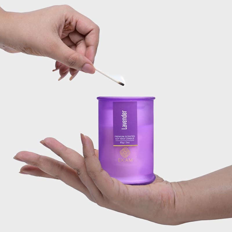 Lavender Apothecary Jar Scented Candle