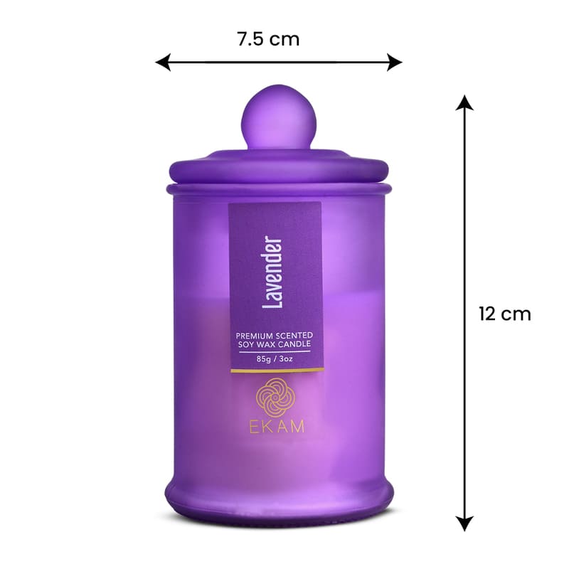 Lavender Apothecary Jar Scented Candle
