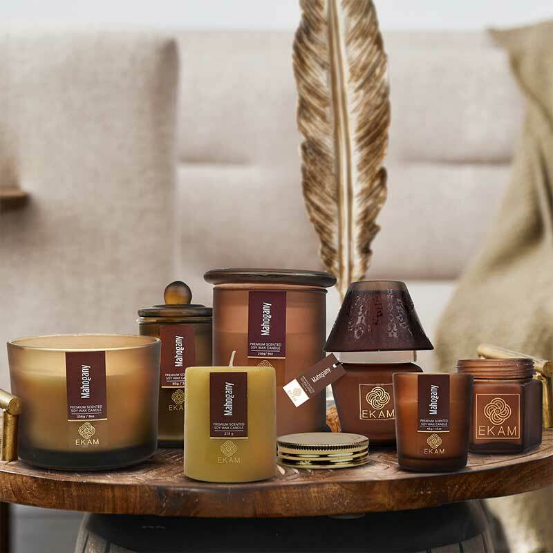 Mahogany Apothecary Jar Scented Candle