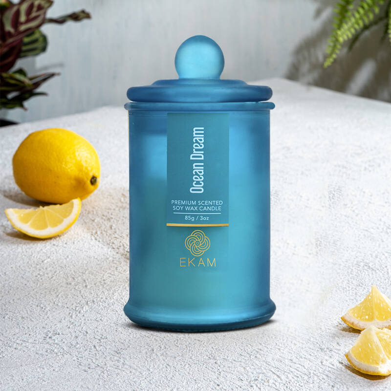 Ocean Dream Apothecary Jar Scented Candle