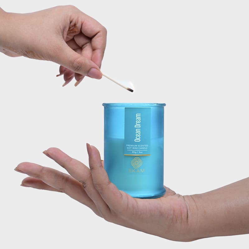 Ocean Dream Apothecary Jar Scented Candle