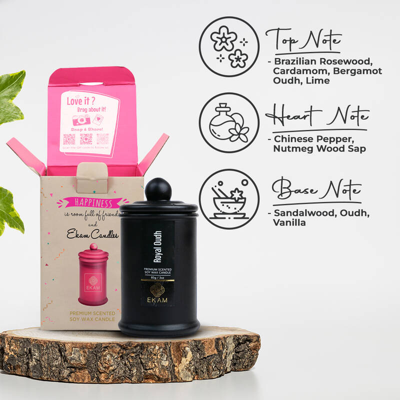 Royal Oudh Apothecary Jar Scented Candle