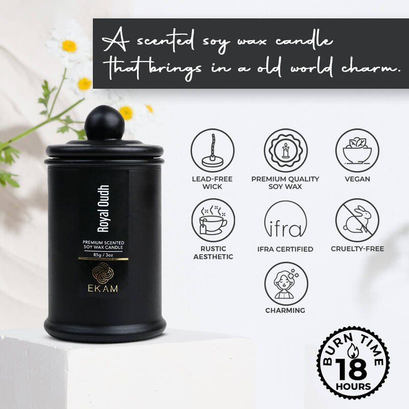 Royal Oudh Apothecary Jar Scented Candle