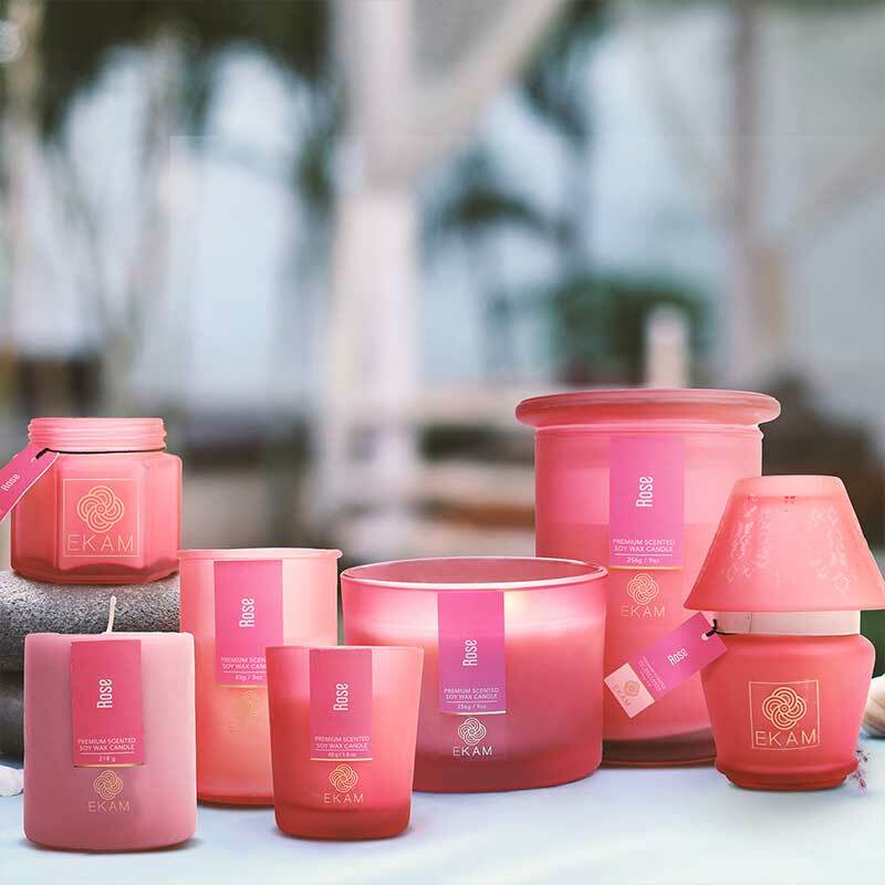 Rose Apothecary Jar Scented Candle