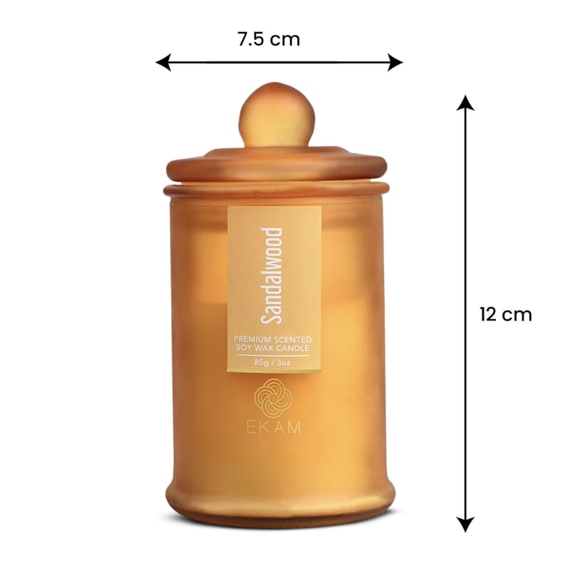 Sandalwood Apothecary Jar Scented Candle