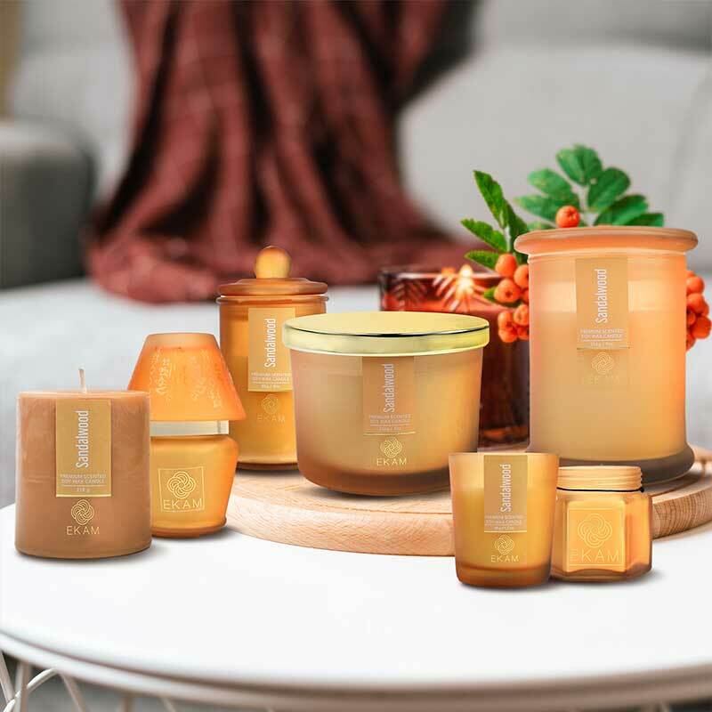 Sandalwood Apothecary Jar Scented Candle