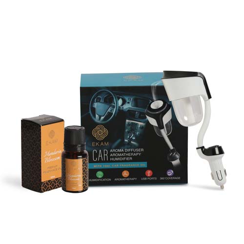 Car Aroma Diffuser with Mandarin Blossom Car Fragrance Oil