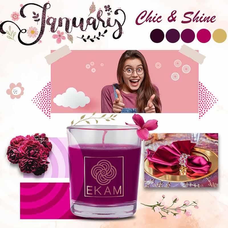 Chic & Shine Scented Shot Glass Scented Candle