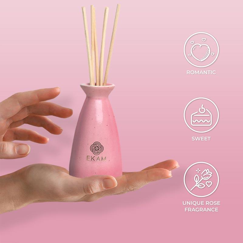 Rose Reed Diffuser Set
